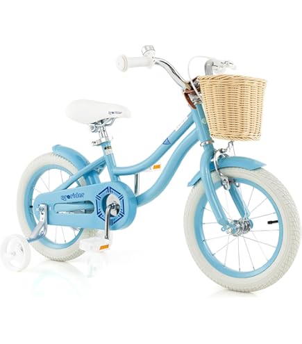 Amazon.com : HONEY JOY Kids Bike, 14 Inch Retro Toddler Bikes w